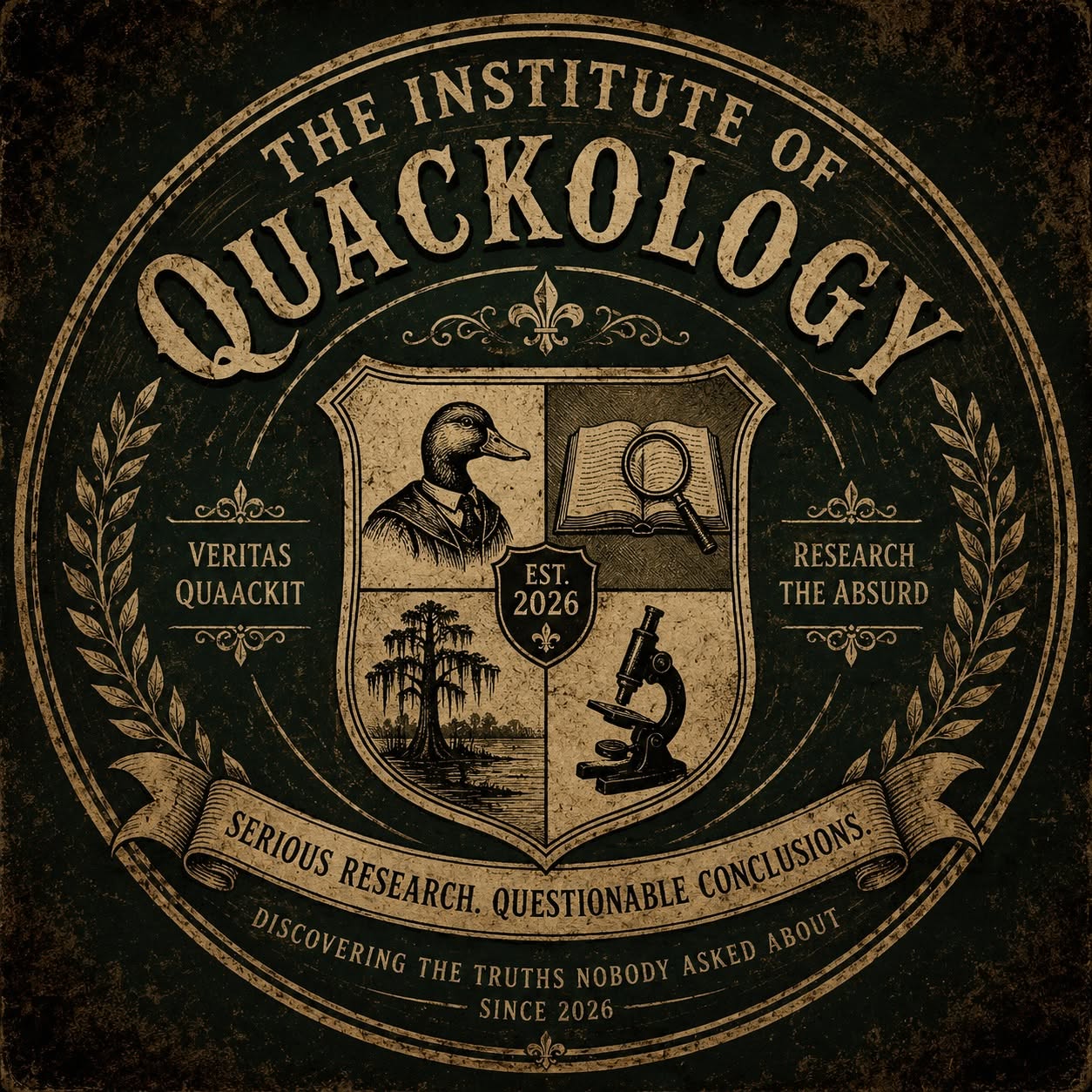Institute of Quackology crest